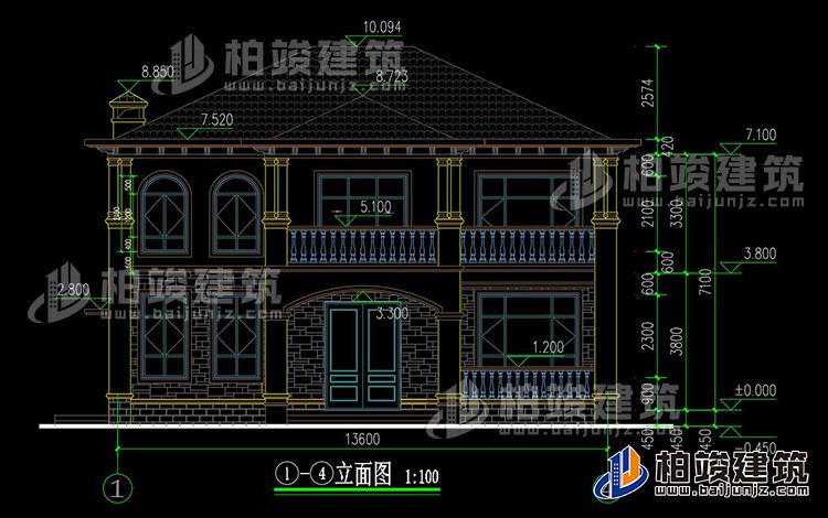 正立面图